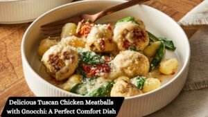 Delicious Tuscan Chicken Meatballs with Gnocchi: A Perfect Comfort Dish