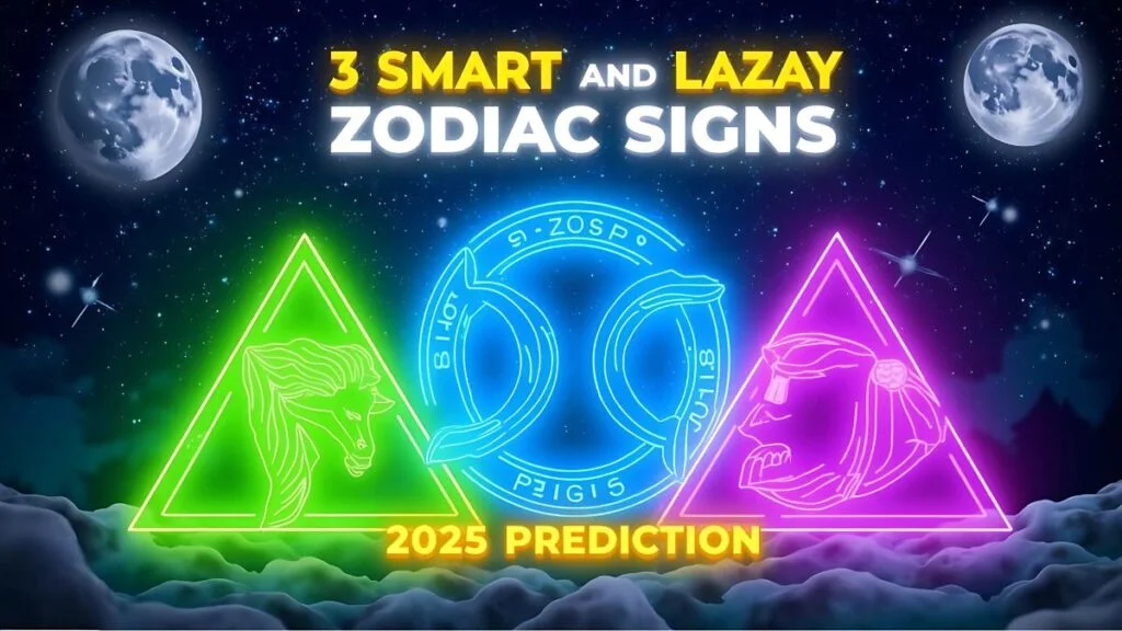 3 Smart and Lazy Zodiac Signs in 2025